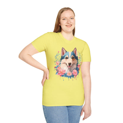 Dog Shirt Unisex Animal Tee Softstyle Cotton Lightweight Breathable