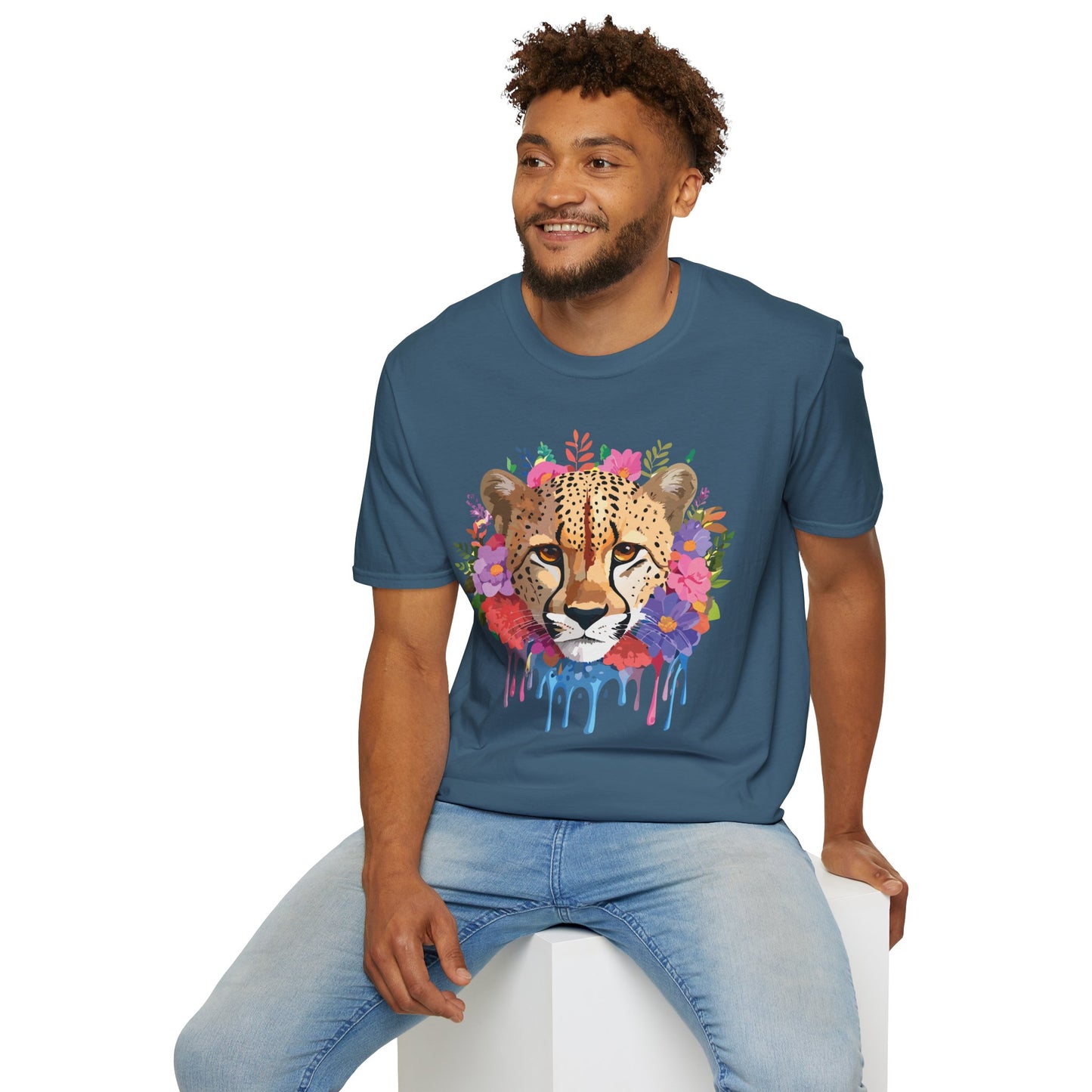 Cheetah Shirt, Shirt with Cheetah, Cheetah Tee, Shirt with Animals