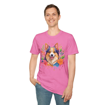 Dog Shirt Unisex Animal Tee Softstyle Gildan 64000 Cotton Tee