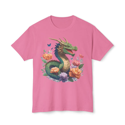 Dragon T Shirt With Art Print HD Cotton Unisex Tee Vintage Dragon Design