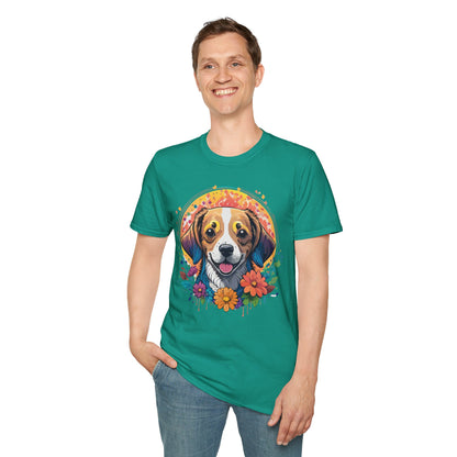 Dog Shirt Unisex Animal Tee Gildan 64000 Softstyle Ring Spun Cotton