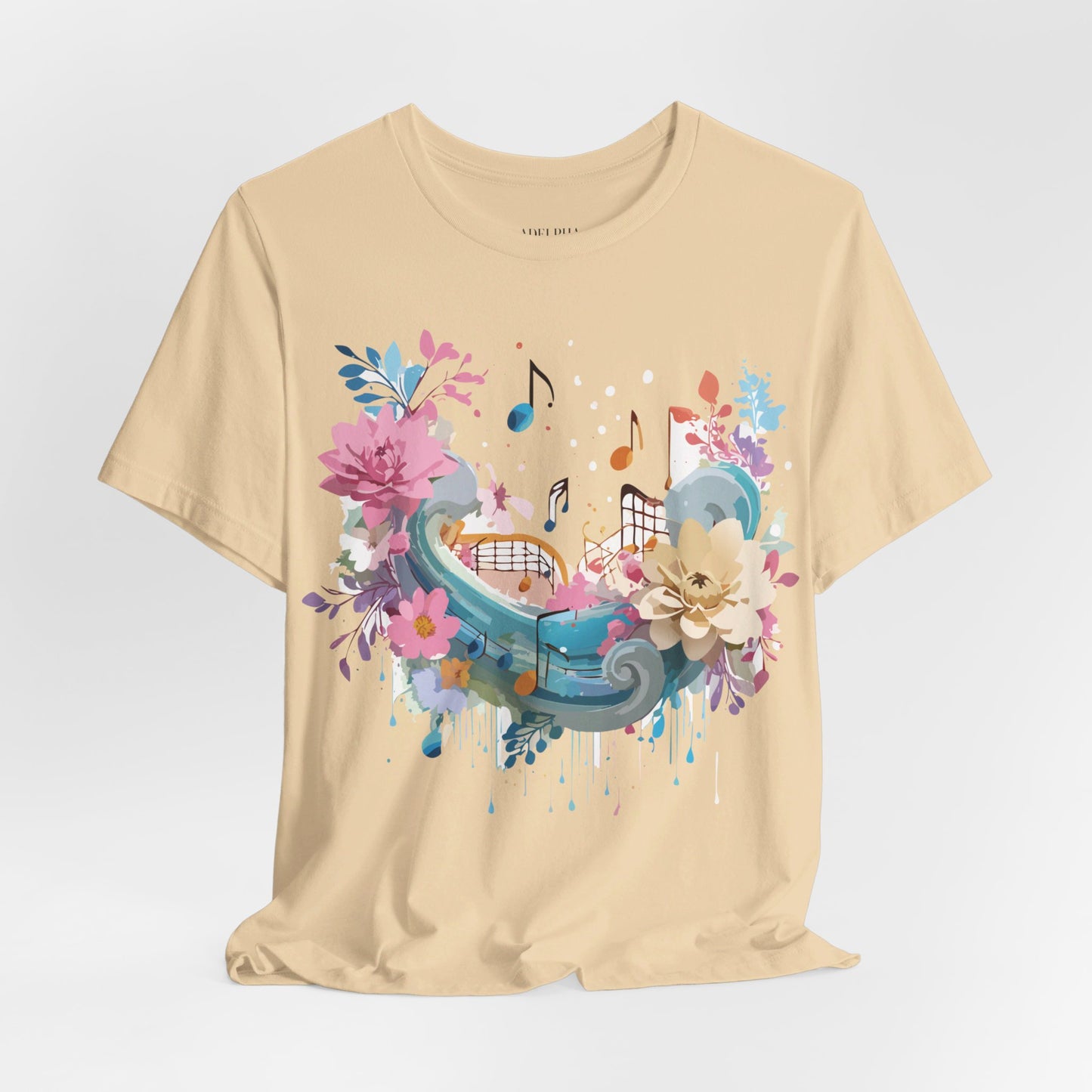 Natural Cotton Tee Shirt - Music collection