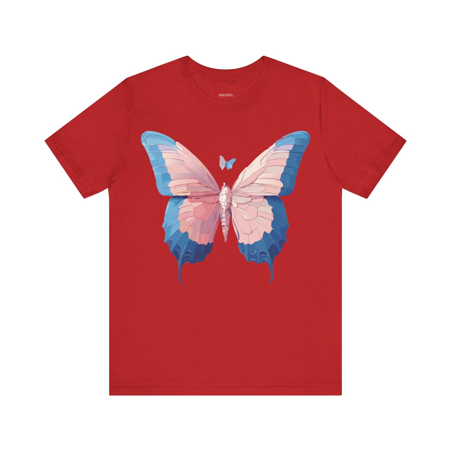 T-shirt en coton naturel avec papillon