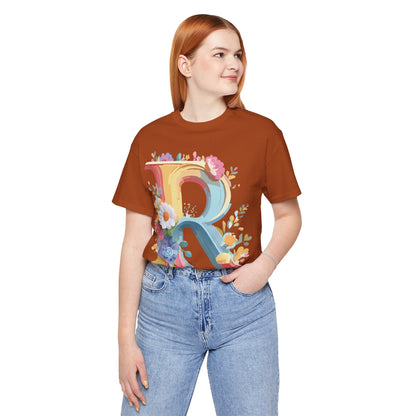 Letter Shirt, Letter R Shirt - ADELPHA