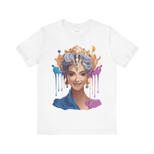 T-Shirt aus natürlicher Baumwolle – Queen Collection