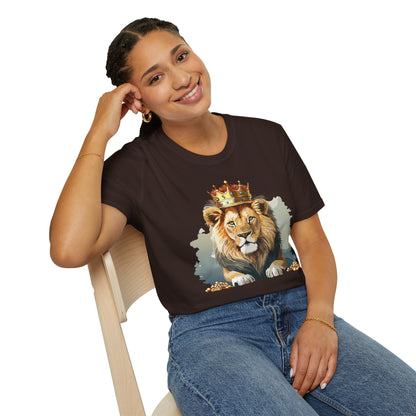 Lion Shirt Unisex Animal Tee Gildan Softstyle 64000 Comfort Fit