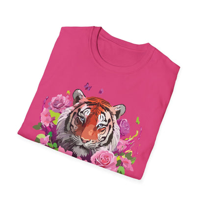 Tiger Shirt Unisex Tee Gildan Softstyle 64000 Ring Spun Cotton