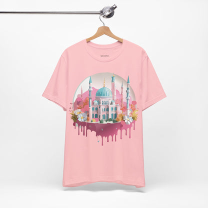 Natural Cotton Tee Shirt - Istanbul, Turkey Printify