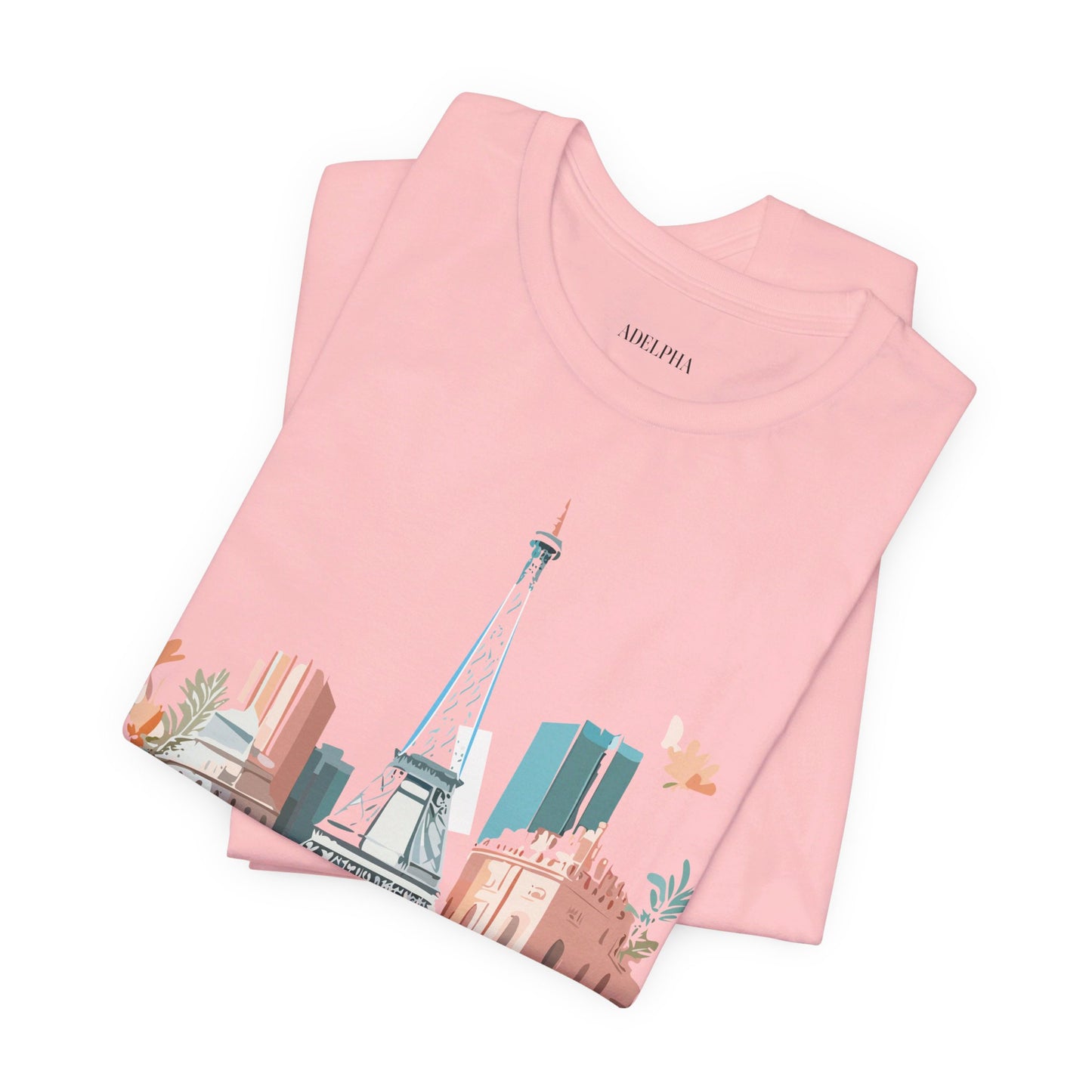 Natural Cotton Tee Shirt - Beautiful Places Collection - Paris