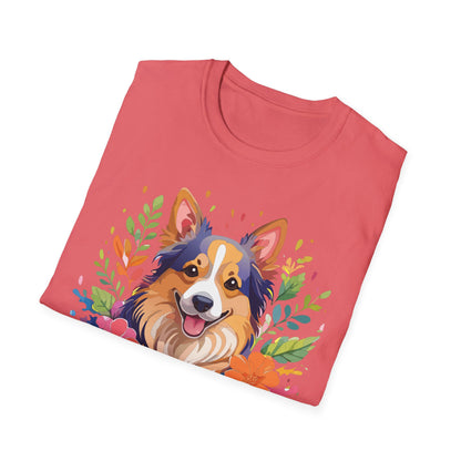 Dog Shirt Unisex Animal Tee Softstyle Gildan 64000 Cotton Tee