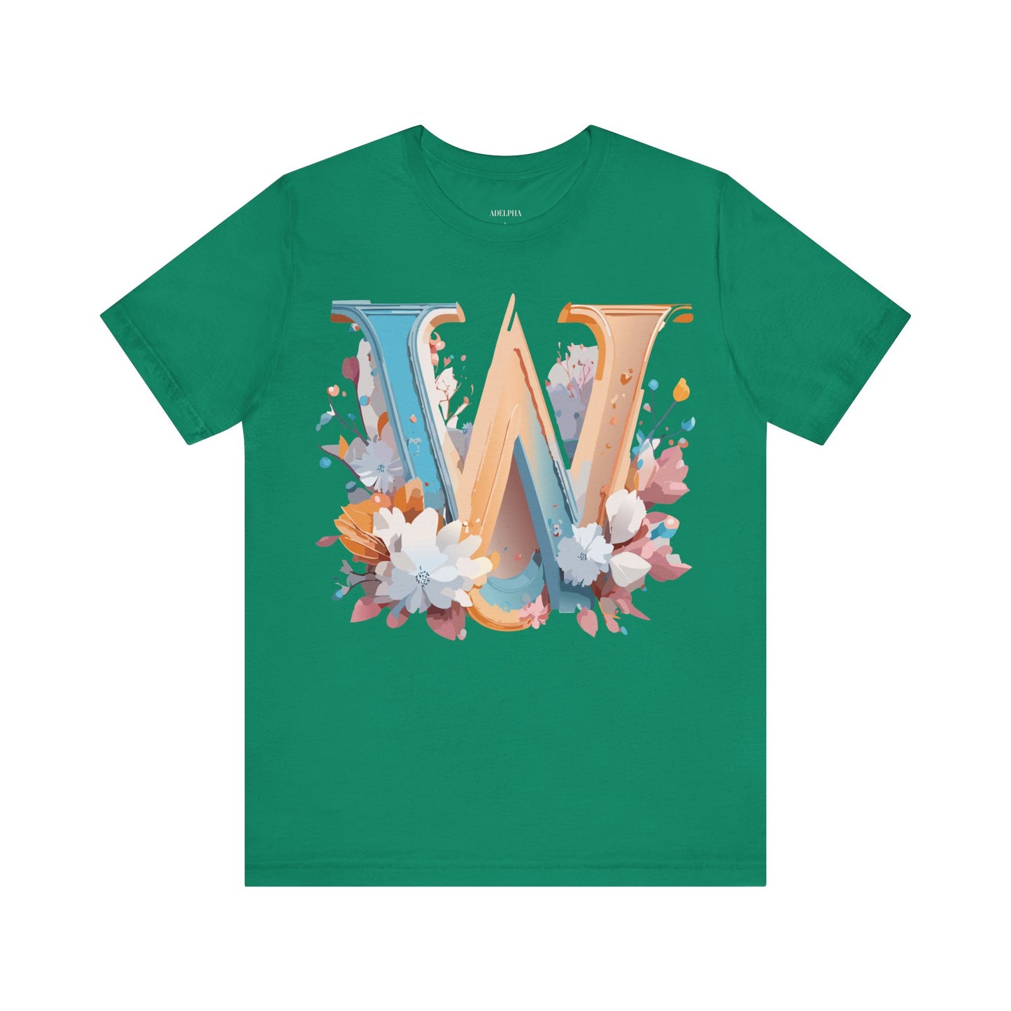 Natural Cotton Tee Shirt - Letters Collection - W