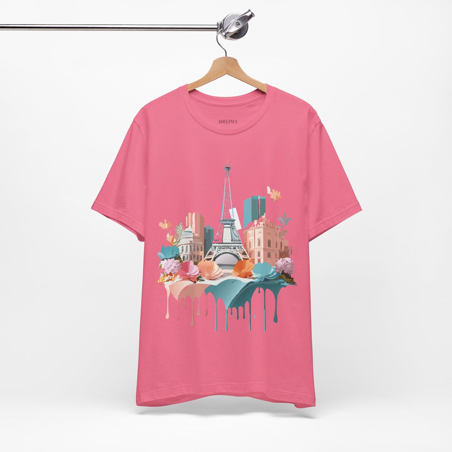 Natural Cotton Tee Shirt - Beautiful Places Collection - Paris