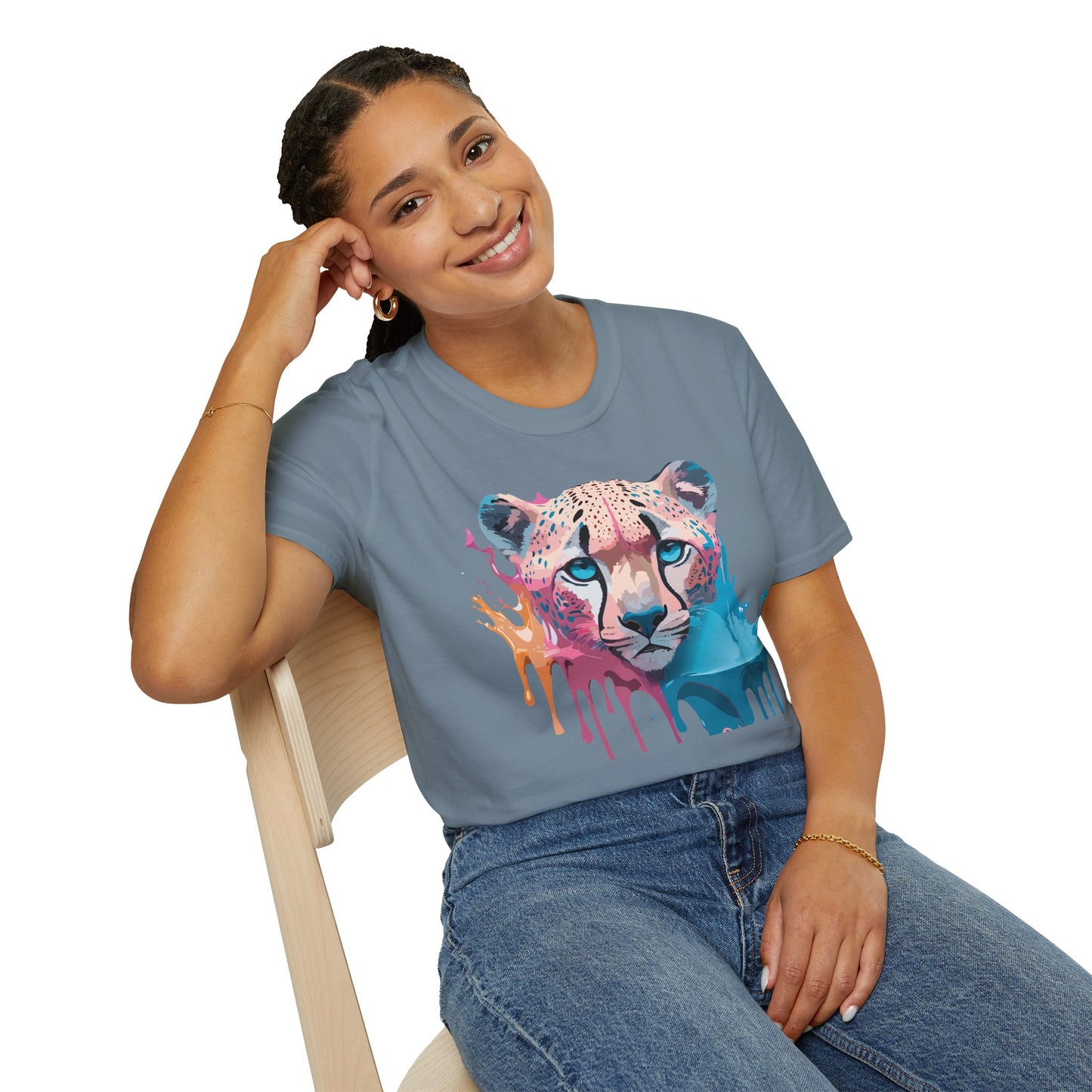 Cheetah Shirt, Shirt with Cheetah, Cheetah Tee, Shirt with Animals