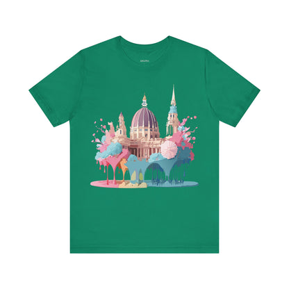 Natural Cotton Tee Shirt - Beautiful Places Collection - Vienna Printify