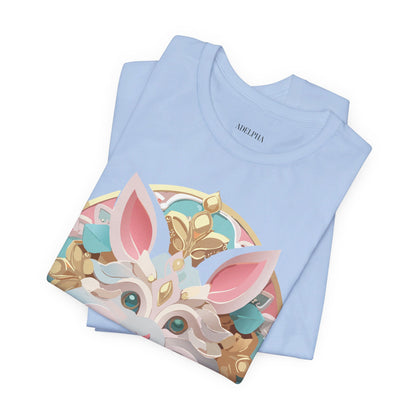 Natural Cotton Tee Shirt - Medallion Collection Printify
