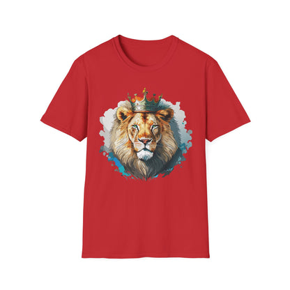 Lion Shirt Unisex Animal Tee Softstyle 64000 100 Percent Ring Spun Cotton