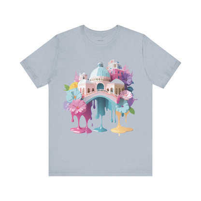 Natural Cotton Tee Shirt - Beautiful Places Collection - Venice Printify
