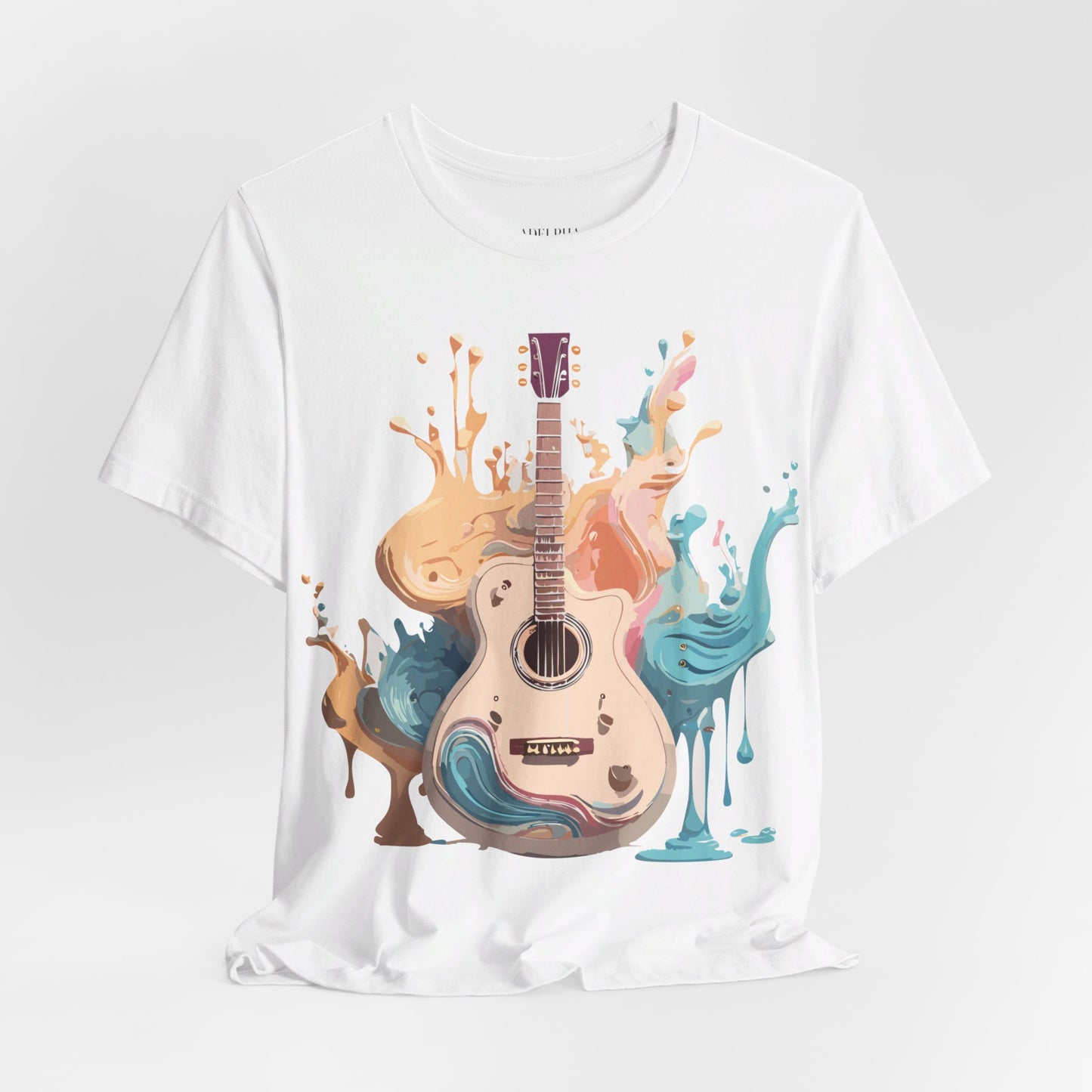 T-Shirt aus natürlicher Baumwolle – Musikkollektion