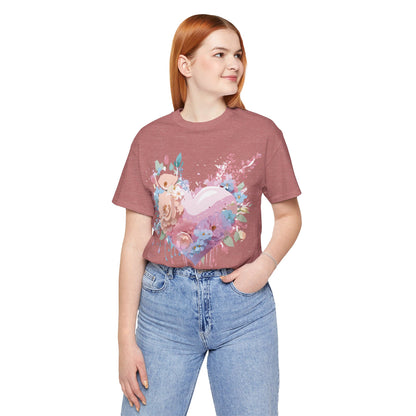 Natural Cotton Tee Shirt - Love story Collection Printify