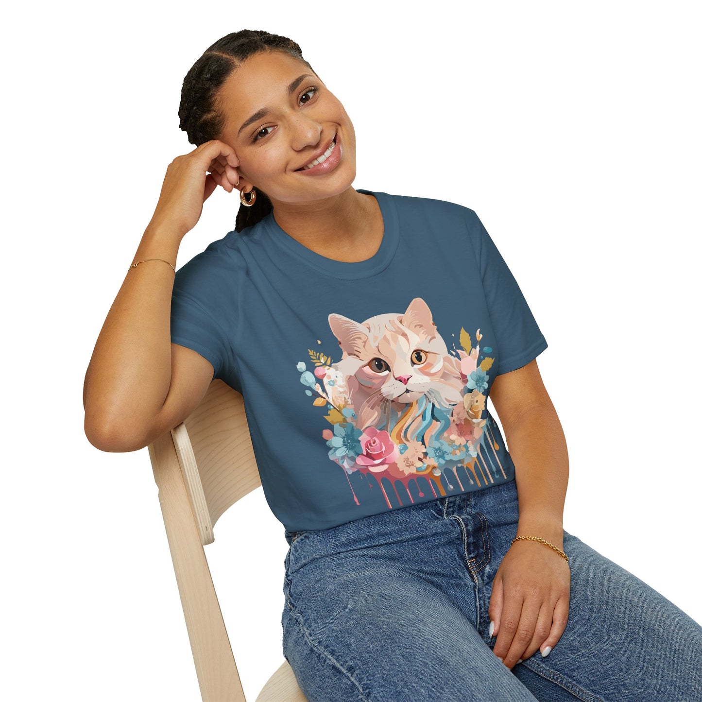 Cat Shirt, Shirt with Cat, Cats Tee, Kitten Tee