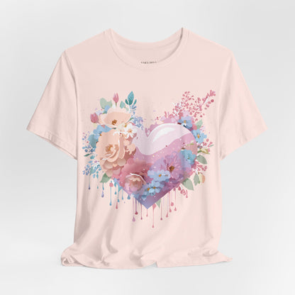 Natural Cotton Tee Shirt - Love story Collection Printify