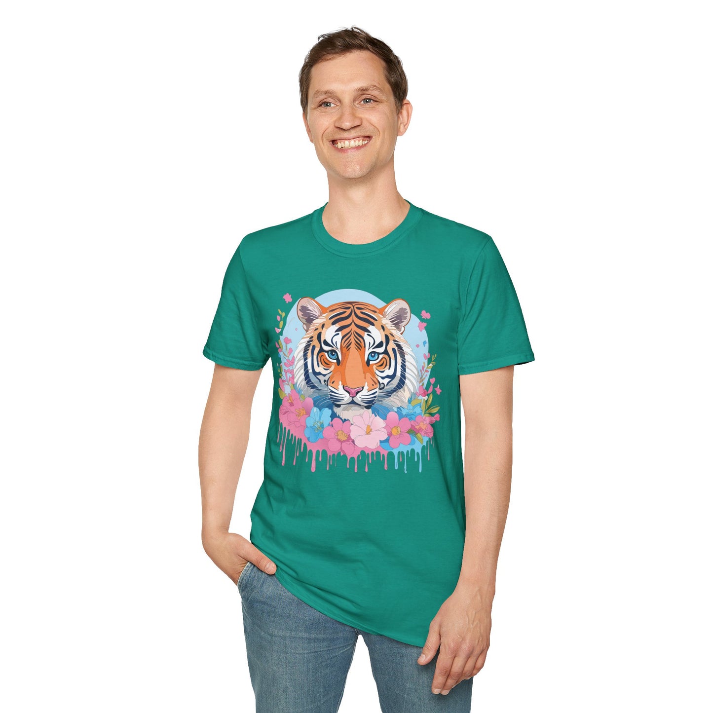 Tiger Shirt, Shirt with Tiger, Animal Tee, Shirt with Animals