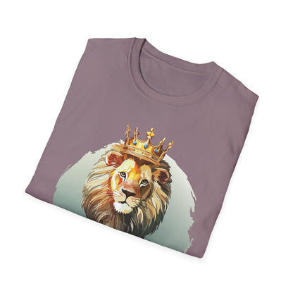 Unisex Lion Shirt Animal Tee Softstyle Gildan 64000 100 Percent Cotton Tee