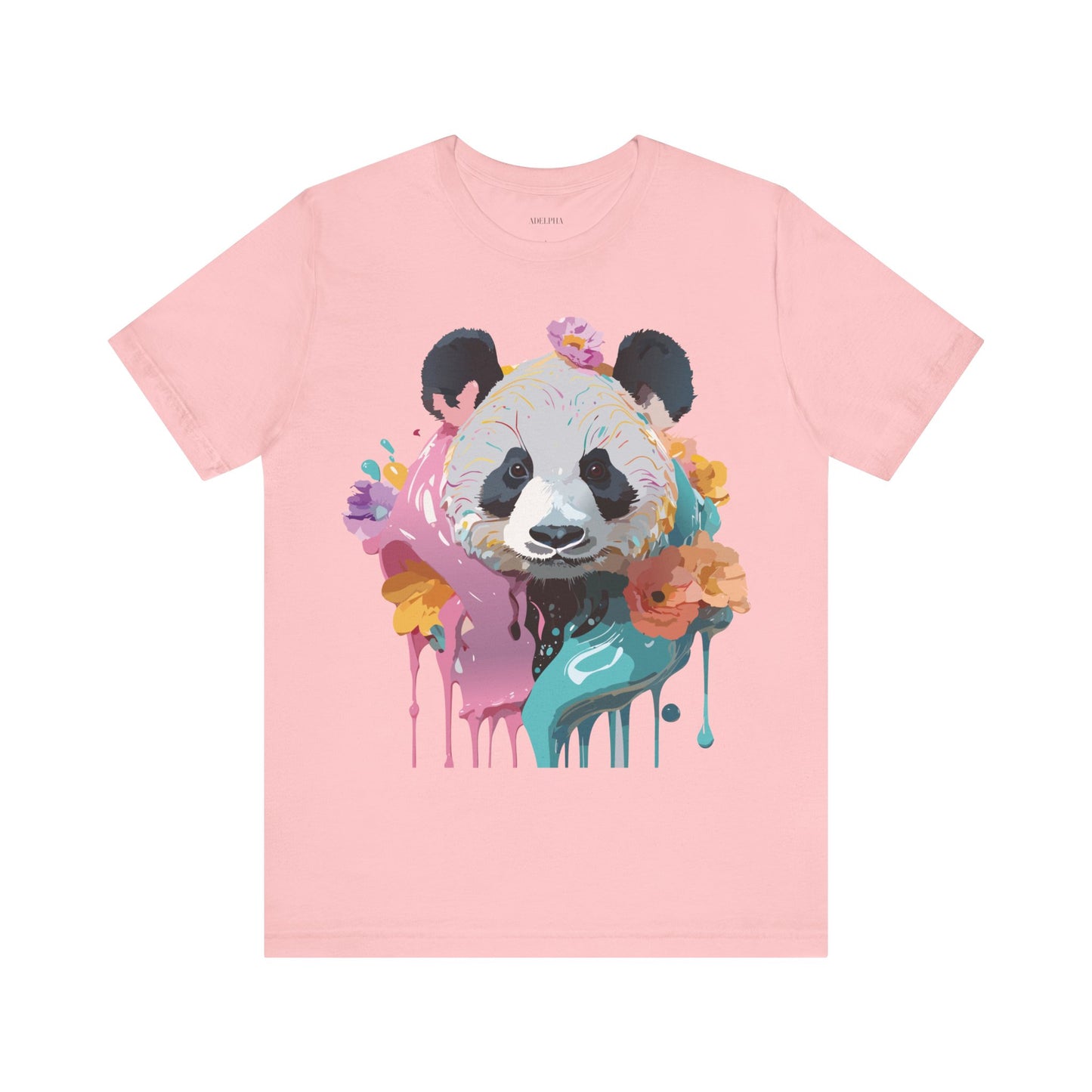 T-shirt en coton naturel avec panda