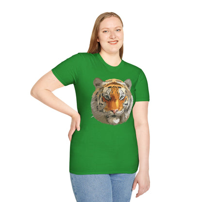 Unisex Tiger Shirt Animal Print Tee Gildan Softstyle Cotton Quality