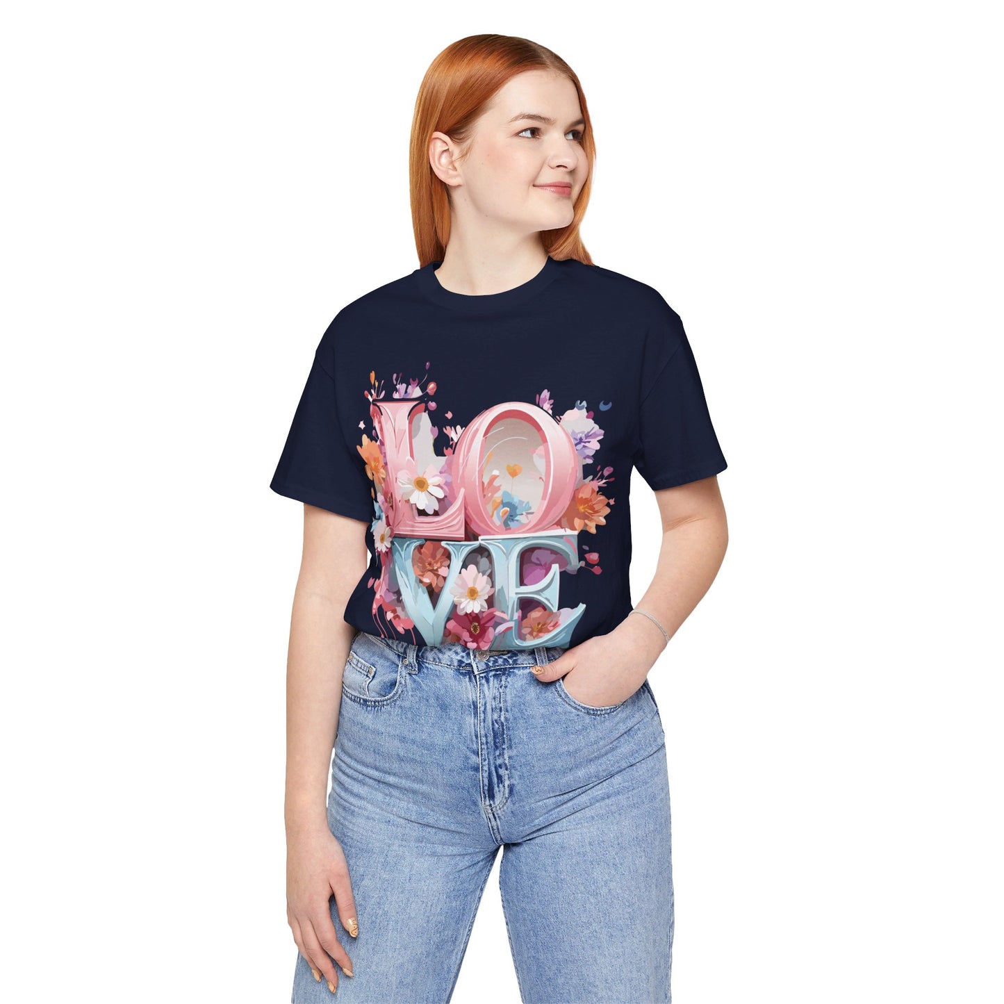 T-Shirt aus natürlicher Baumwolle – Love Story Collection