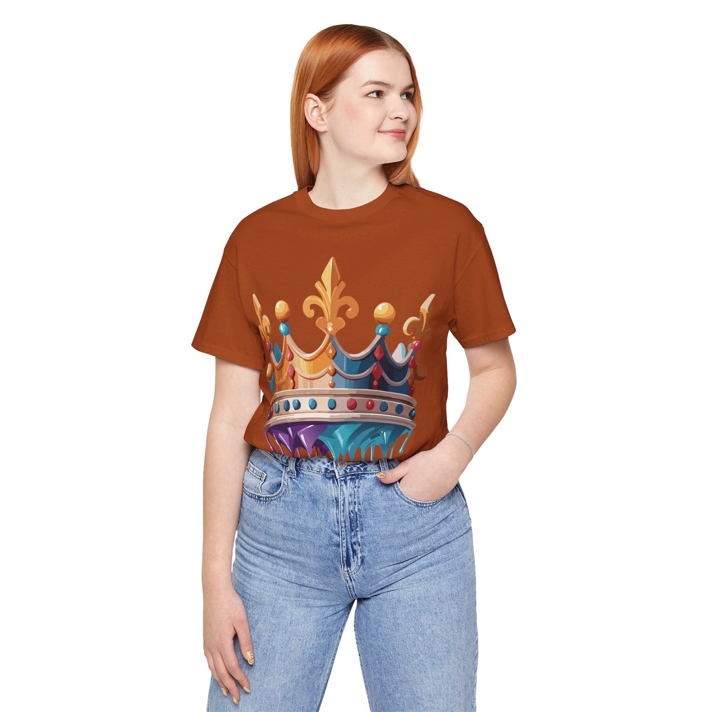 T-Shirt aus natürlicher Baumwolle – Queen Collection