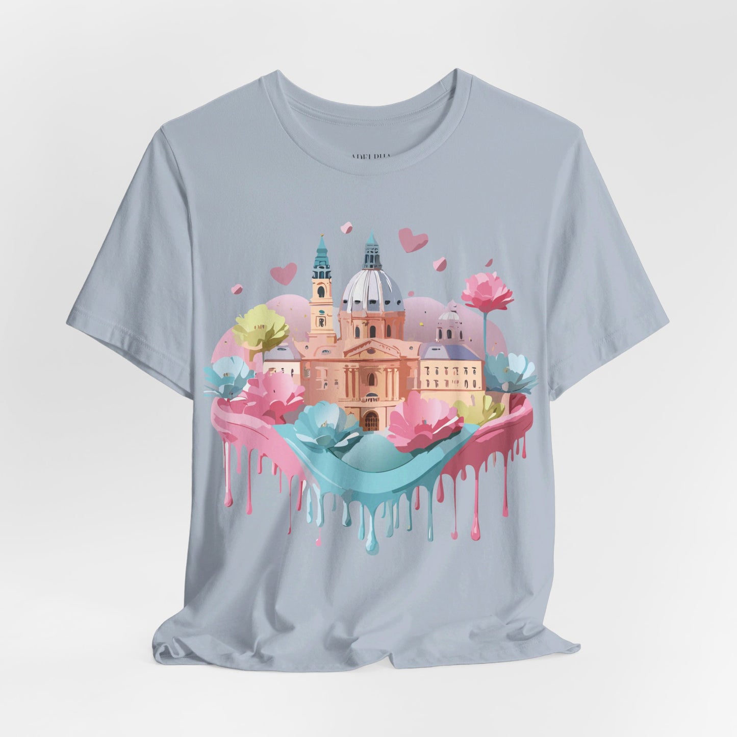 Natural Cotton Tee Shirt - Beautiful Places Collection - Prague