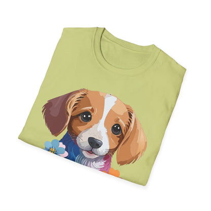 Unisex Dog Shirt Animal Graphic Tee Soft Cotton Gildan 64000