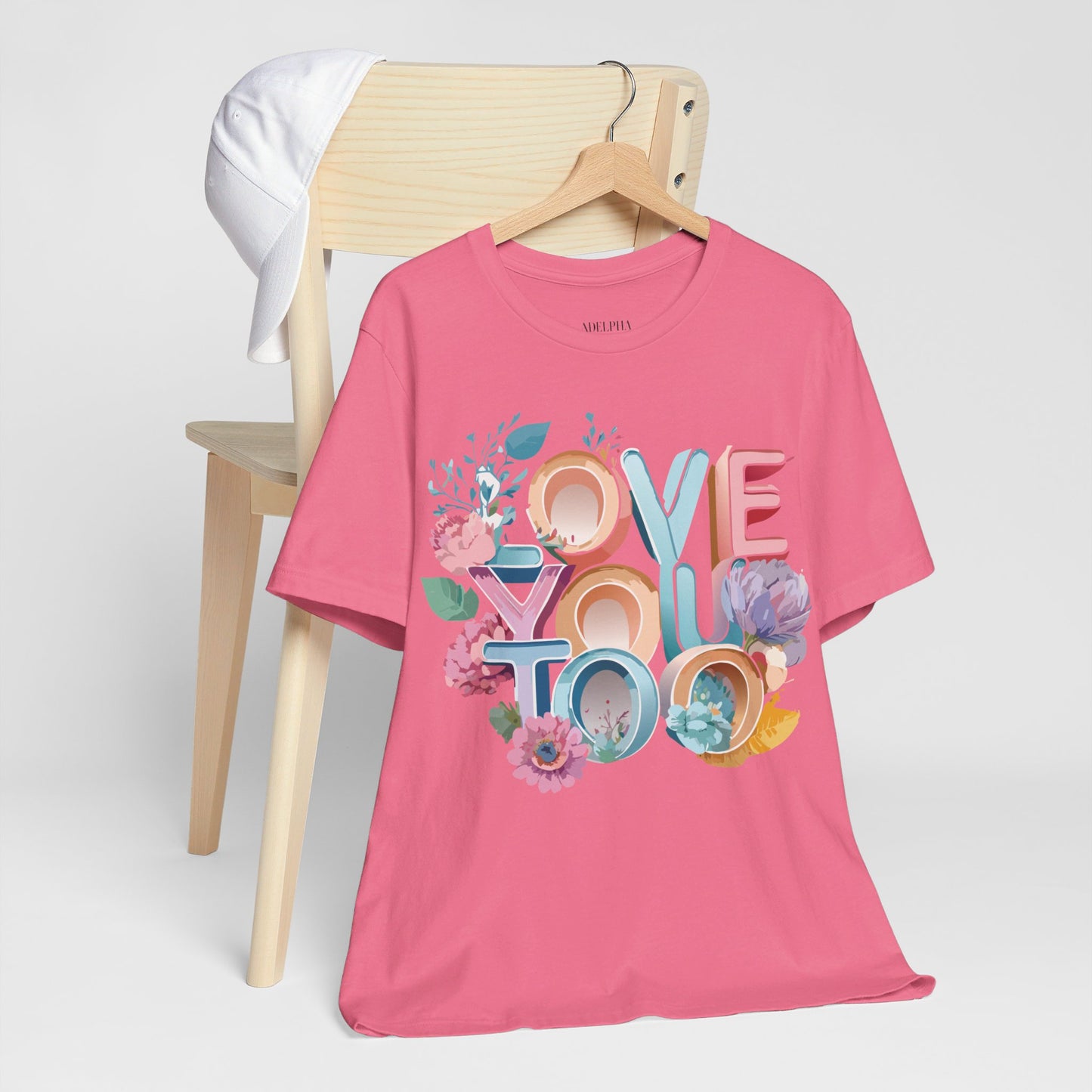 T-Shirt aus natürlicher Baumwolle – Love Story-Kollektion