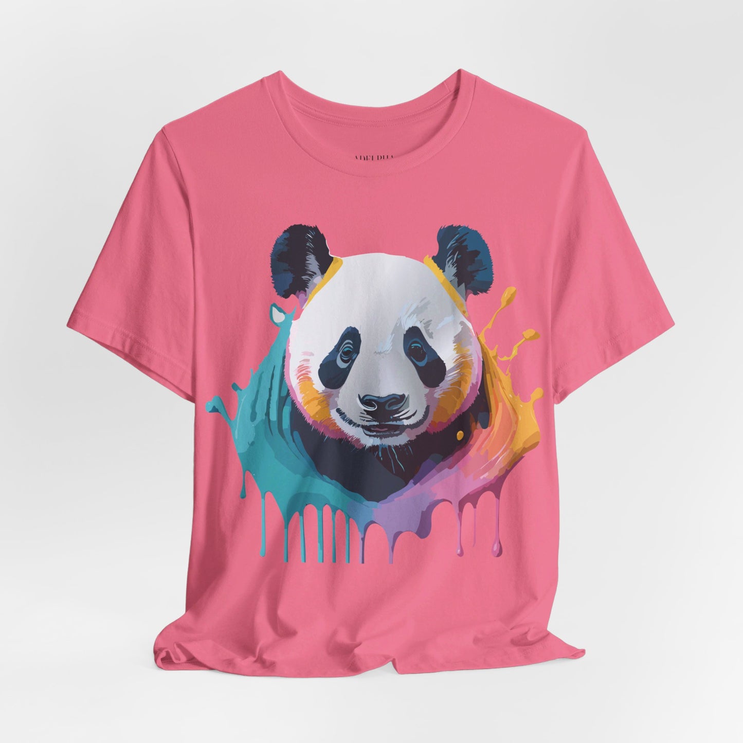 T-Shirt aus natürlicher Baumwolle mit Panda