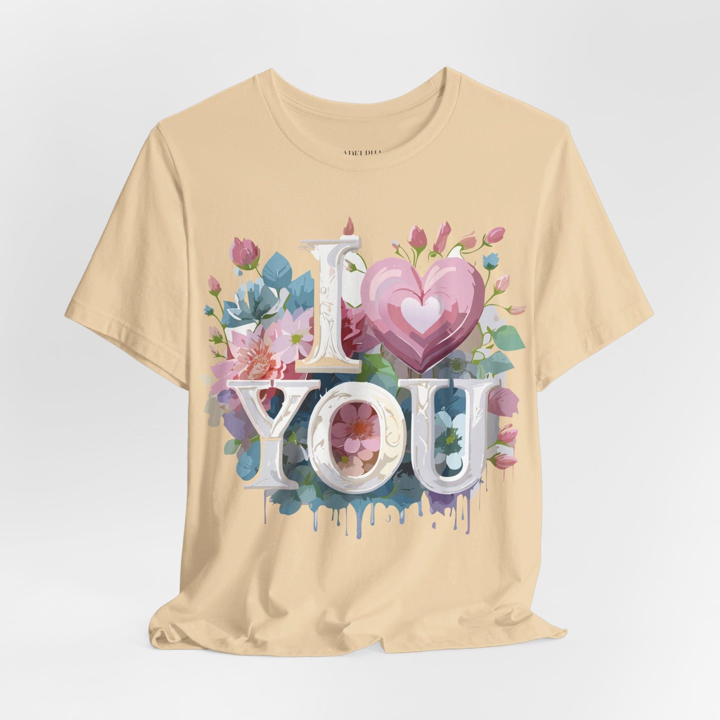 Natural Cotton Tee Shirt - Love story Collection