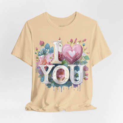 Natural Cotton Tee Shirt - Love story Collection Printify