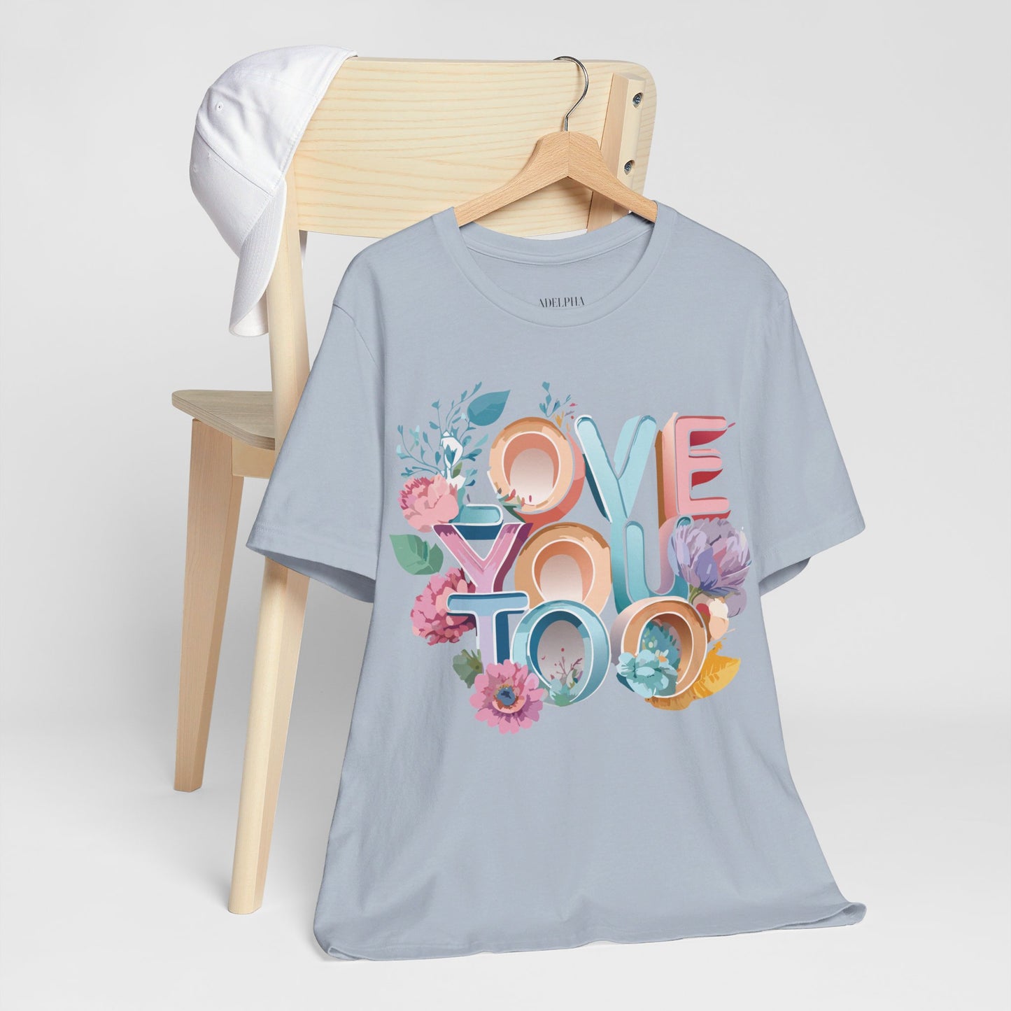 T-Shirt aus natürlicher Baumwolle – Love Story-Kollektion