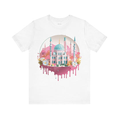 Natural Cotton Tee Shirt - Istanbul, Turkey Printify
