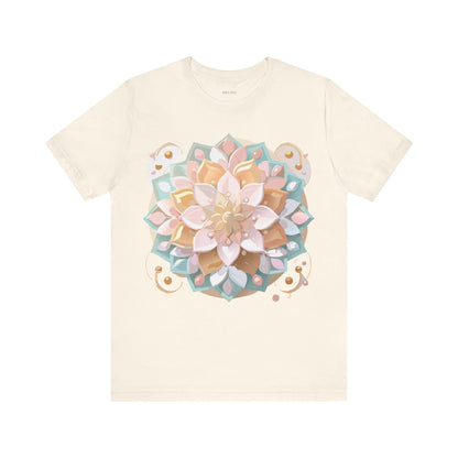 Natural Cotton Tee Shirt - Medallion Collection Printify