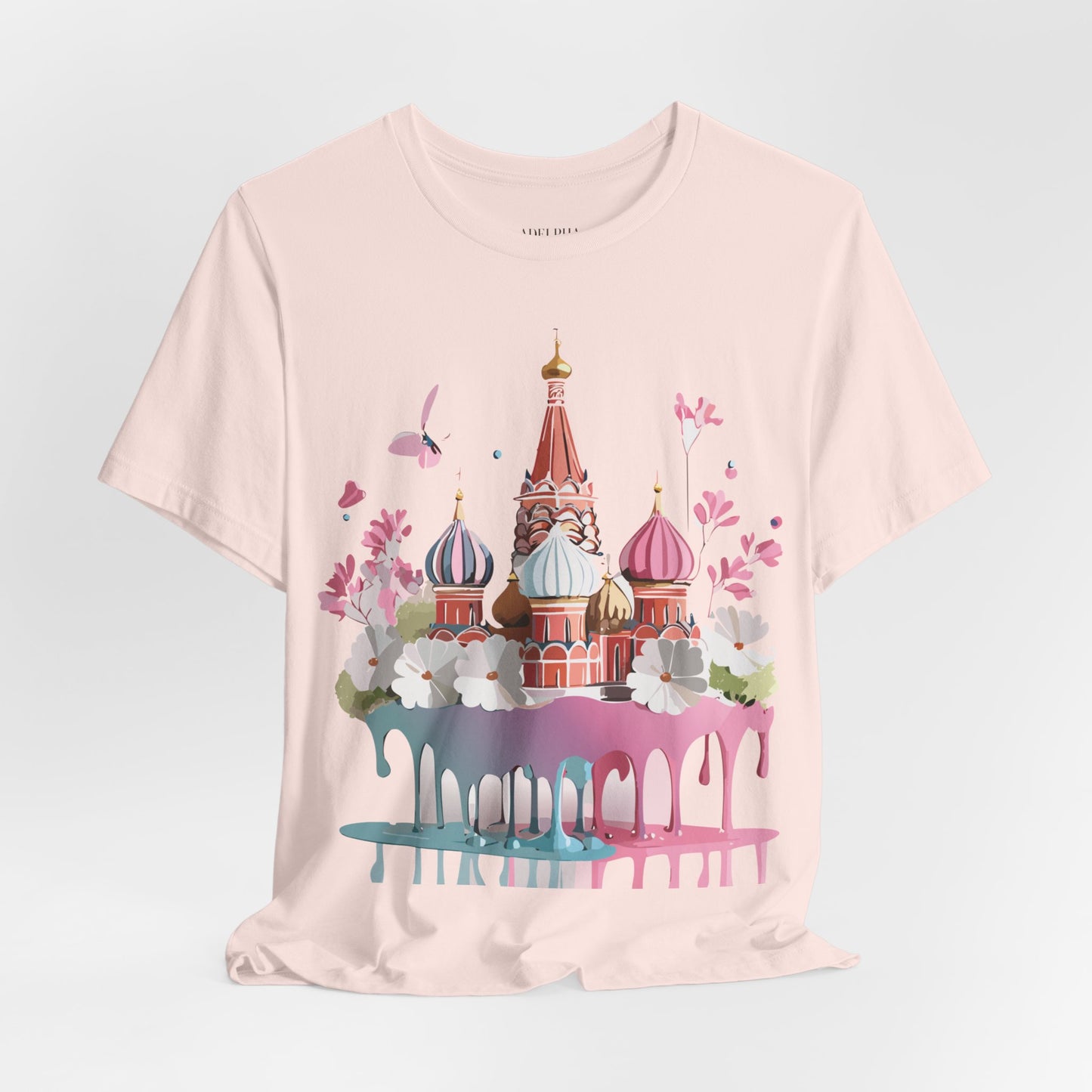 Natural Cotton Tee Shirt - Beautiful Places Collection - Moscow