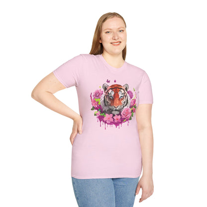 Tiger Shirt Unisex Tee Gildan Softstyle 64000 Ring Spun Cotton