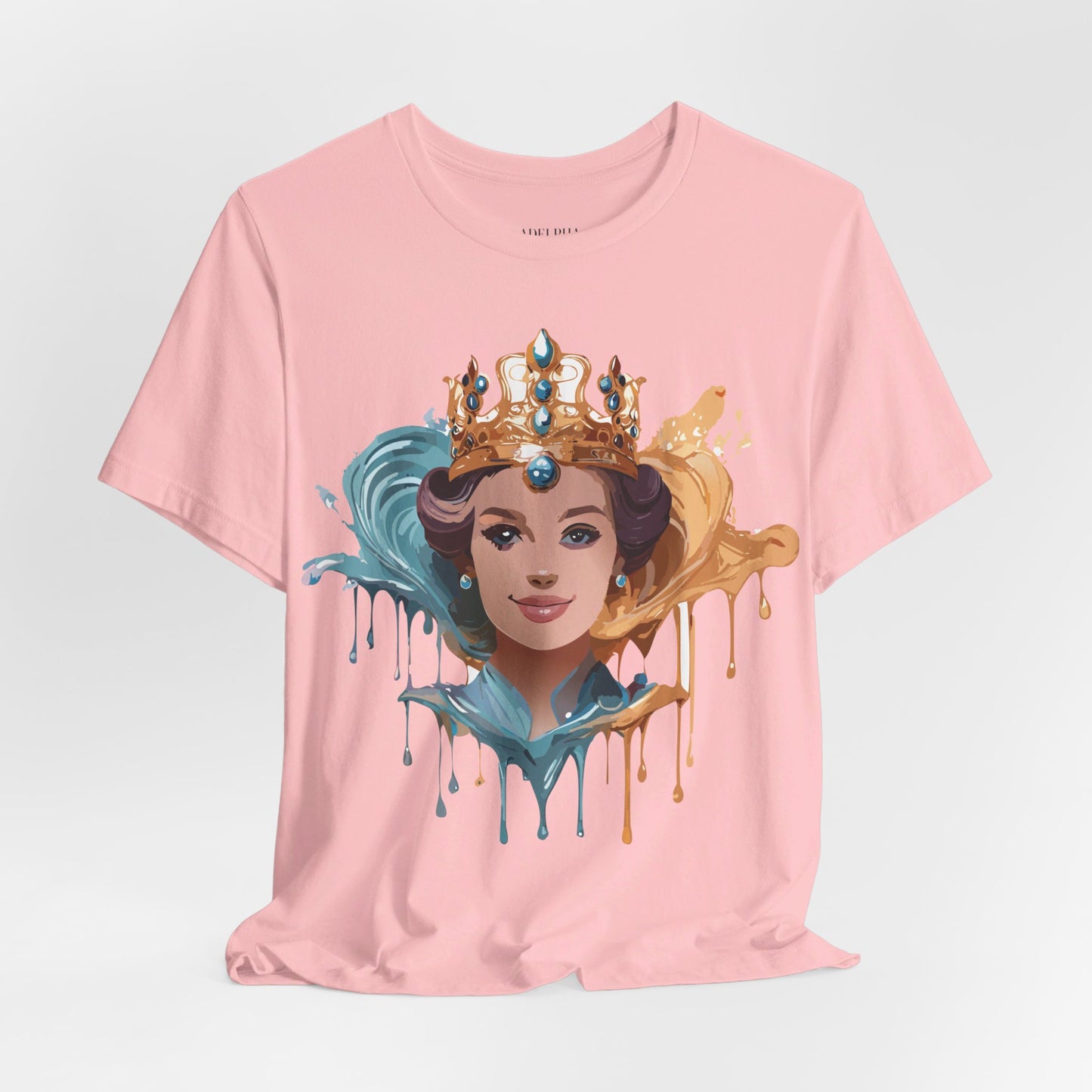 T-Shirt aus natürlicher Baumwolle – Queen Collection