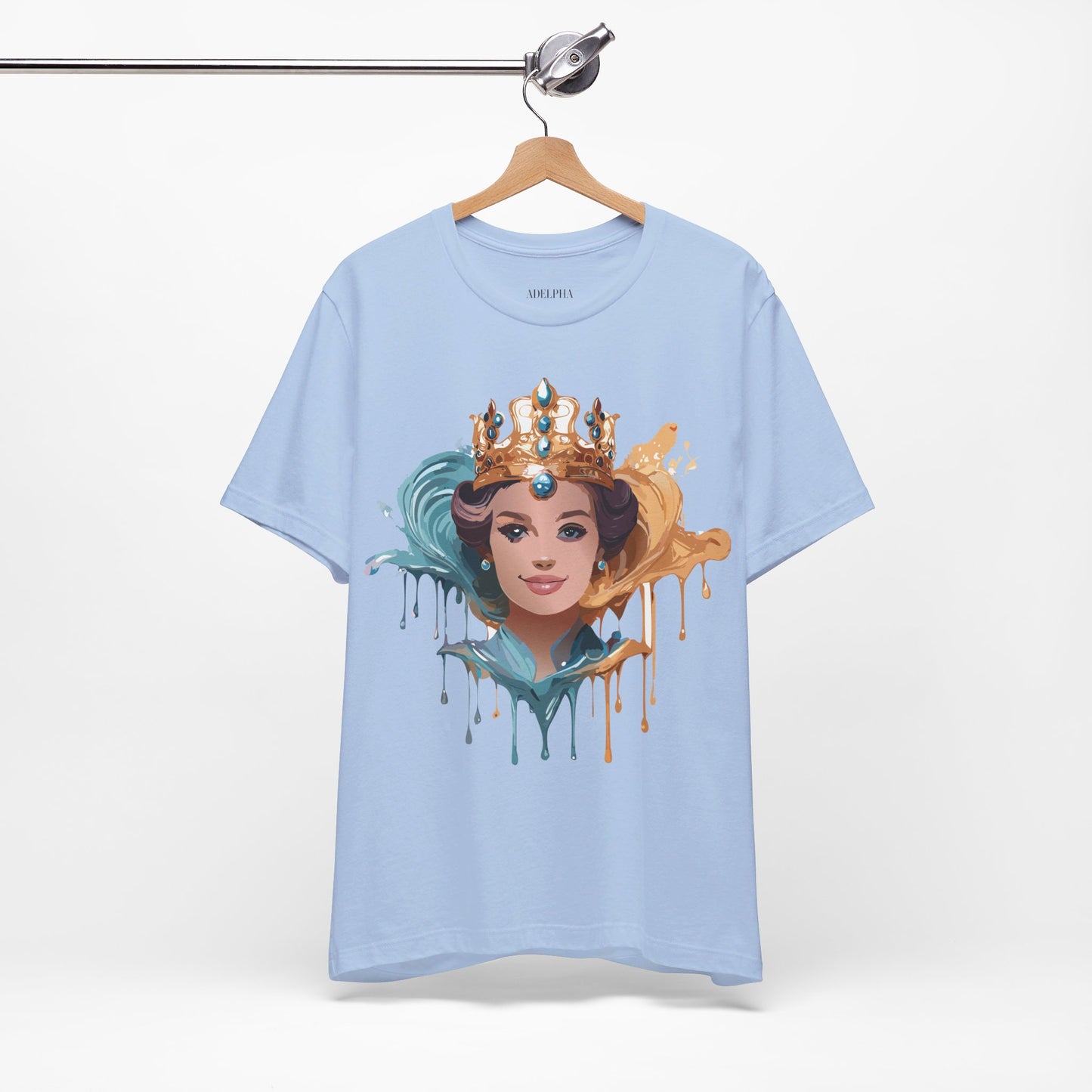 T-Shirt aus natürlicher Baumwolle – Queen Collection