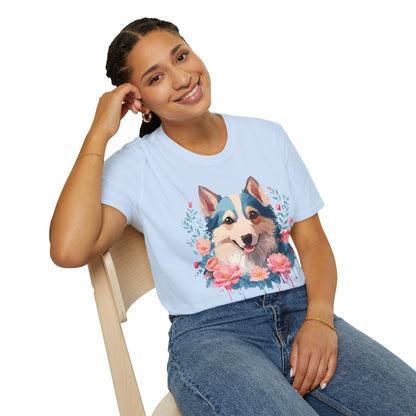 Dog Shirt Unisex Animal Tee Softstyle Cotton Lightweight Breathable