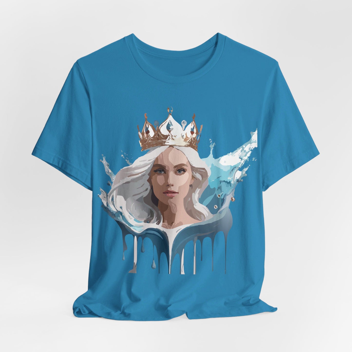 T-Shirt aus natürlicher Baumwolle – Queen Collection