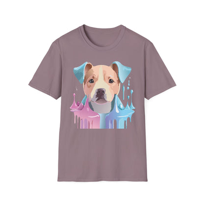 Dog Shirt Unisex Animal Tee Softstyle Gildan 64000 Cotton Tee