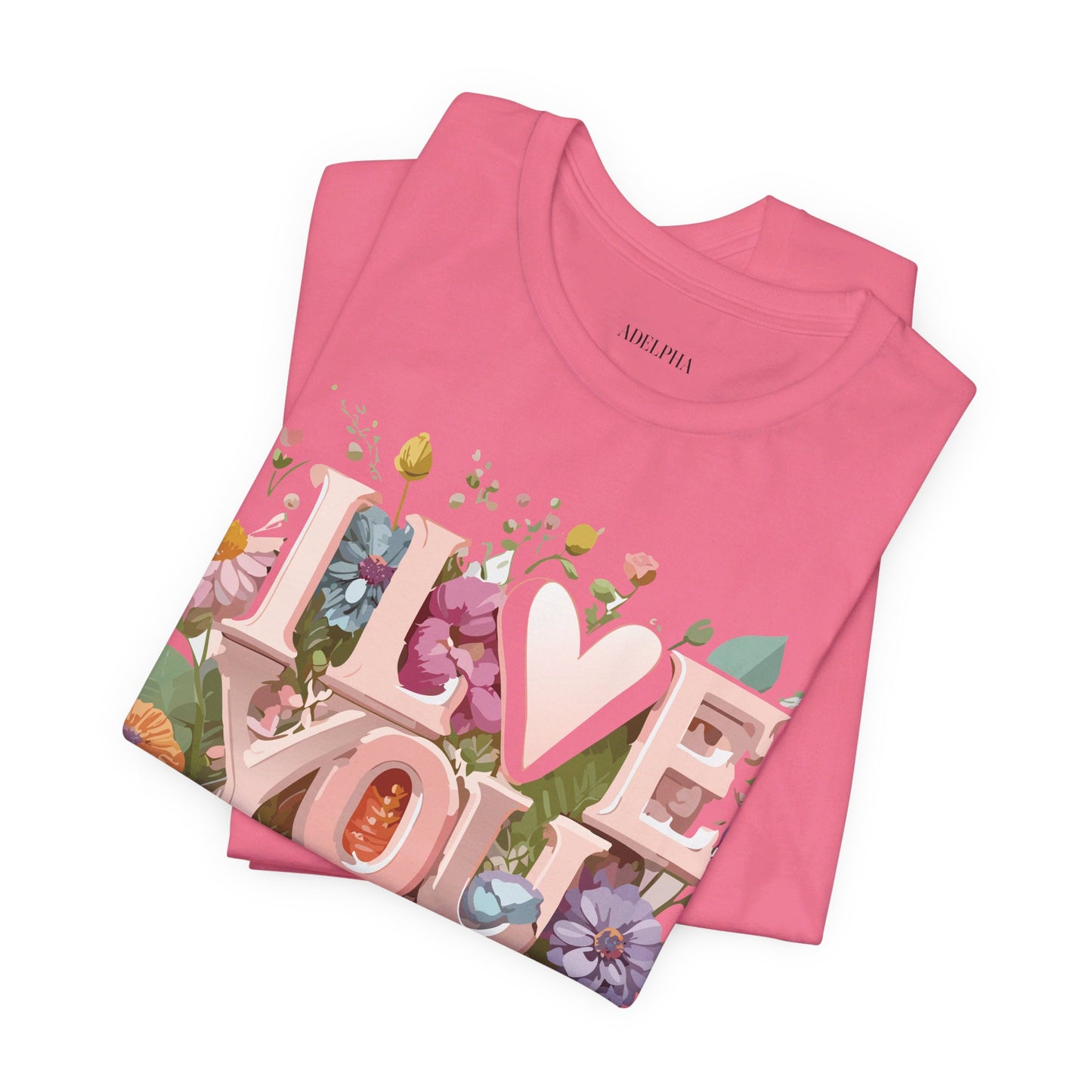 T-shirt en coton naturel - Collection Love story