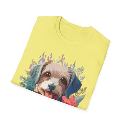 Dog Shirt Unisex Animal Tee Gildan Softstyle 64000 Short Sleeve Tee