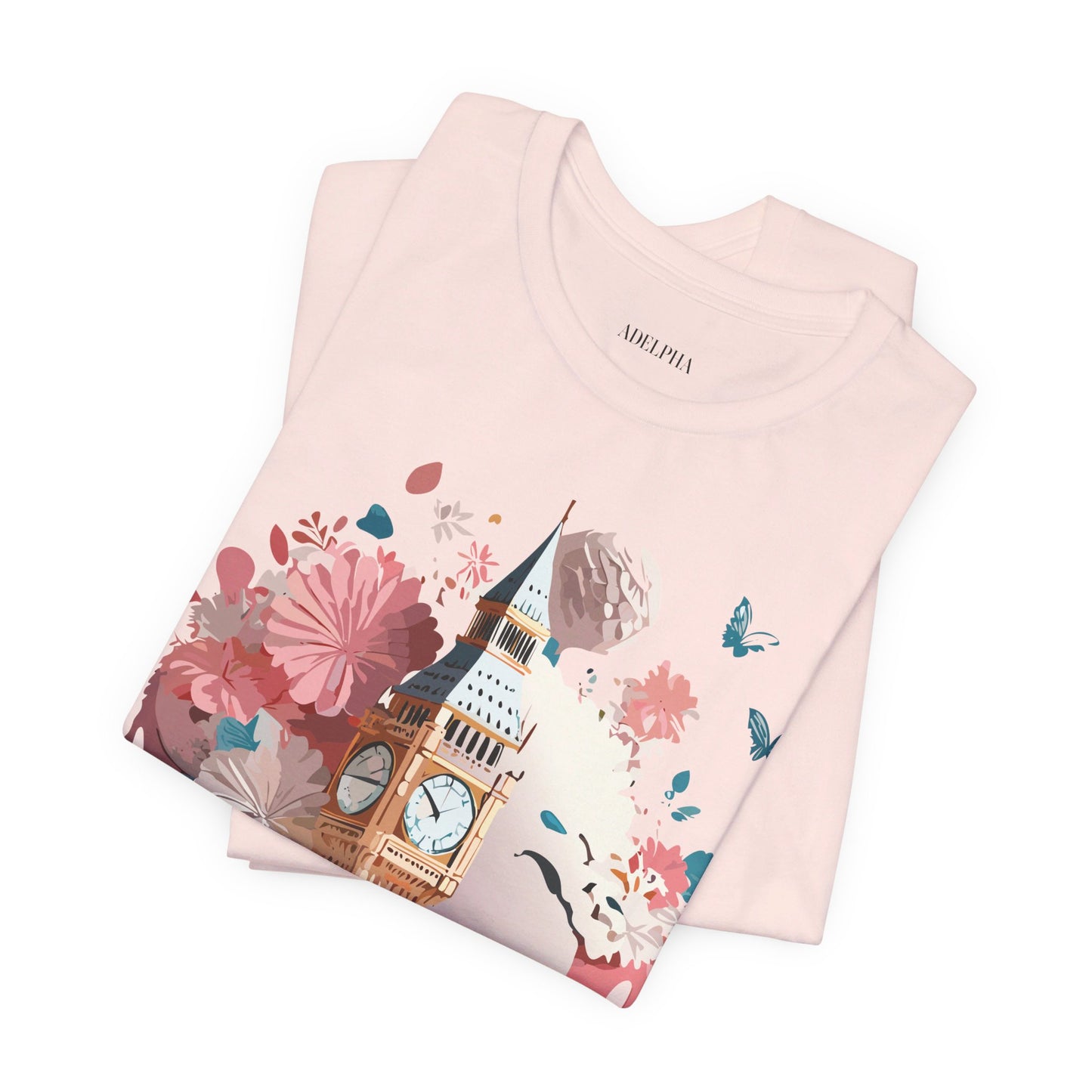 Natural Cotton Tee Shirt - Beautiful Places Collection - London